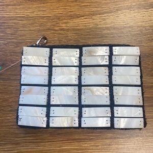 Mod zip coin bag with sea shell